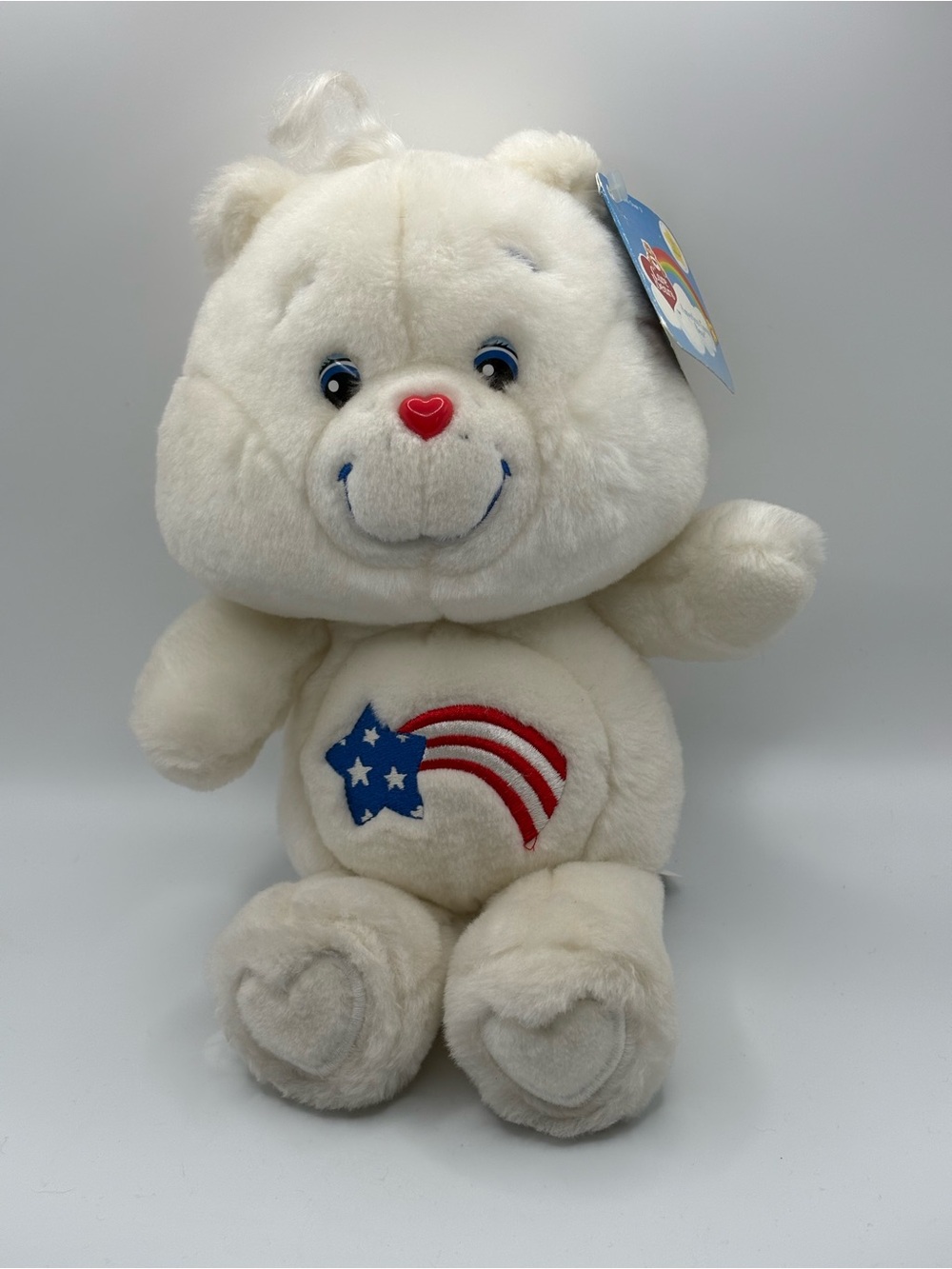 2002 NWT Care Bears America Cares Plush Toy 20th Anniversary AGC play Along